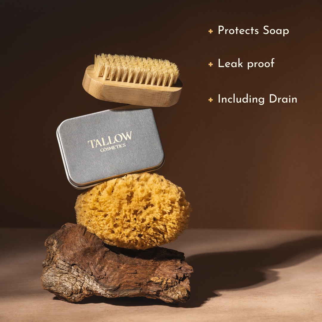 Leak-proof travel box for bar soap