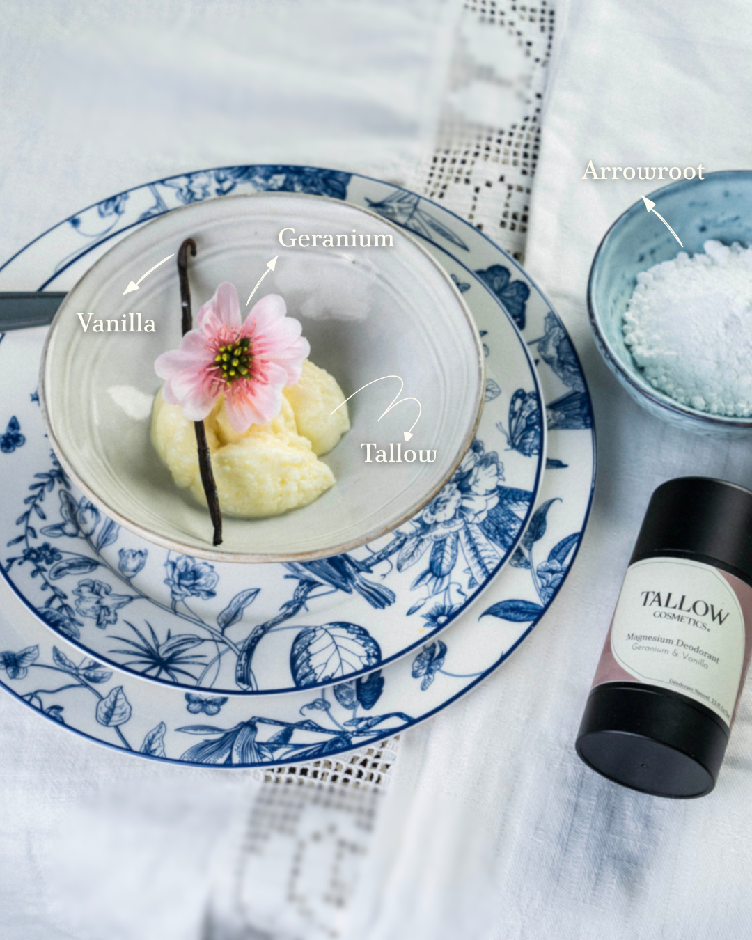 Natural Deodorant - Geranium & Vanilla